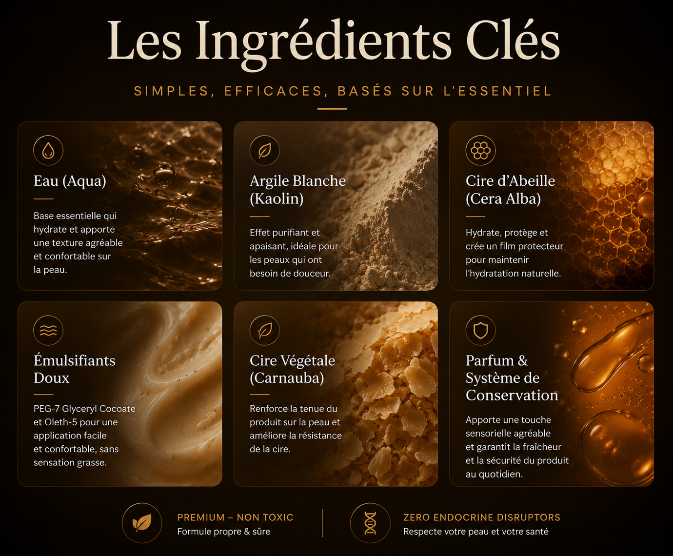 Cire mate